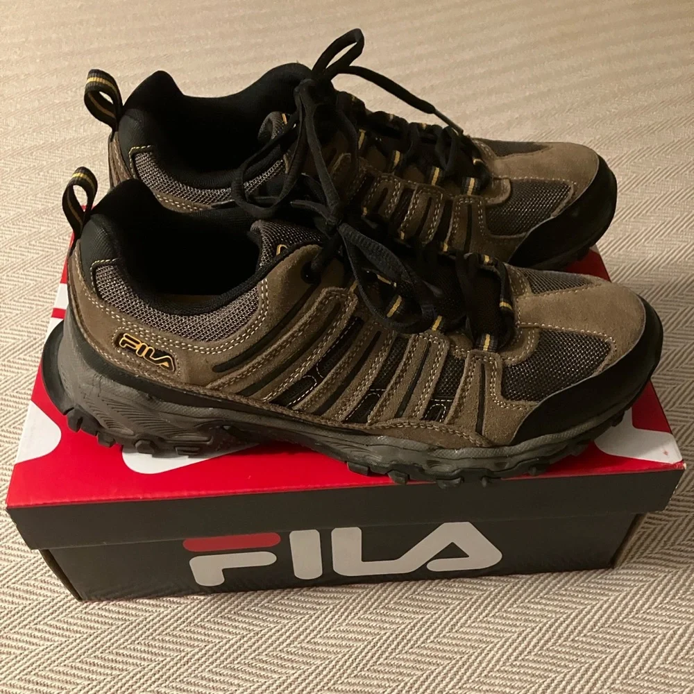 Fila Mens Travail 2 Brown trail running shoes - Picture 4 of 9